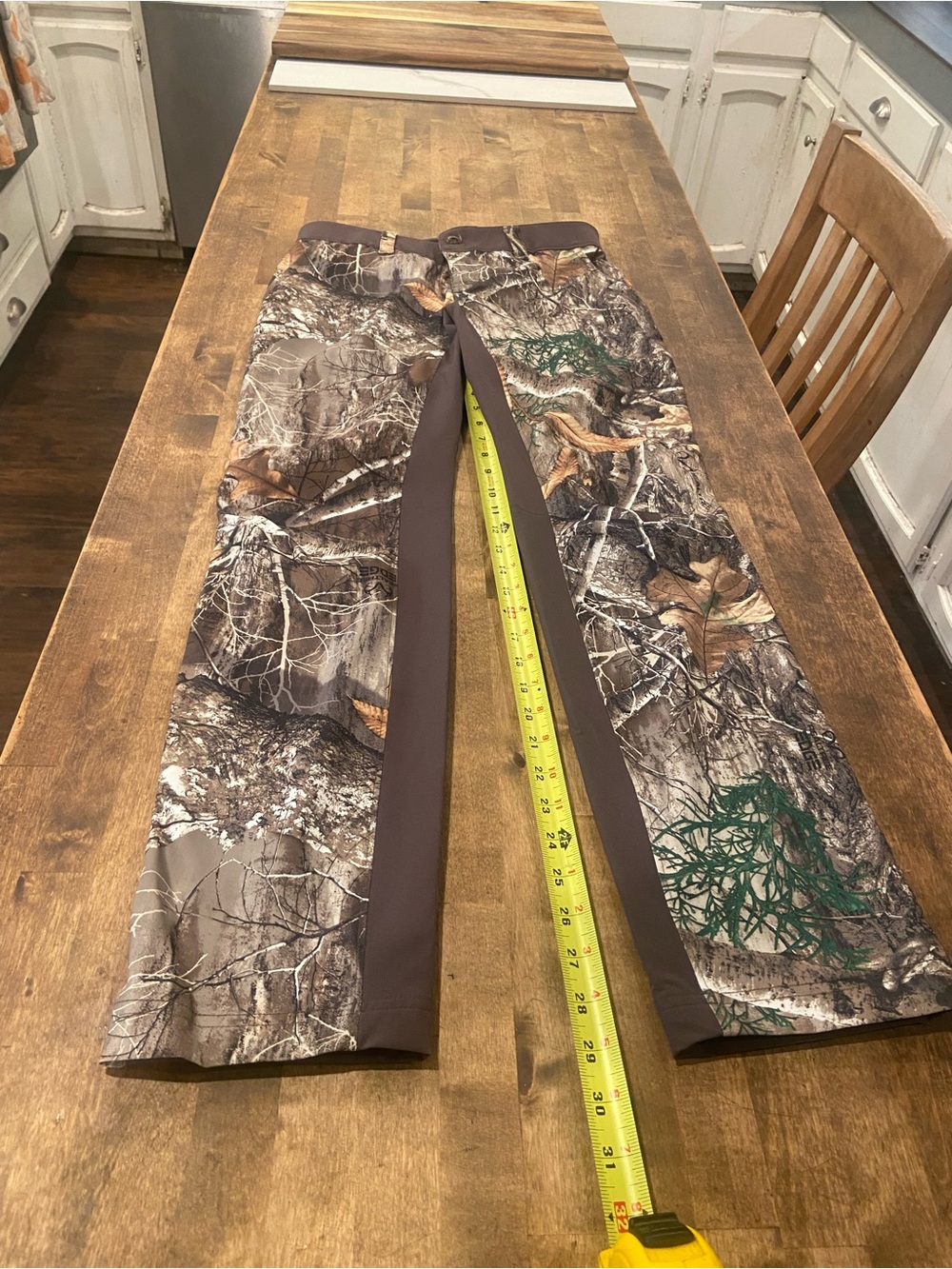 Realtree Camo pants with Brown Side Panels